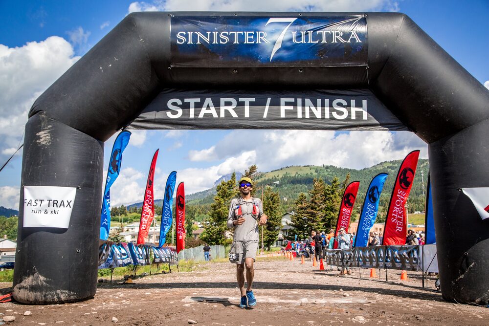 Sinster 7 finish line, 2019