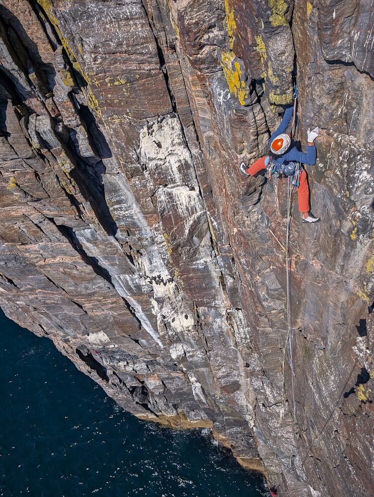 Climbing on Berneray